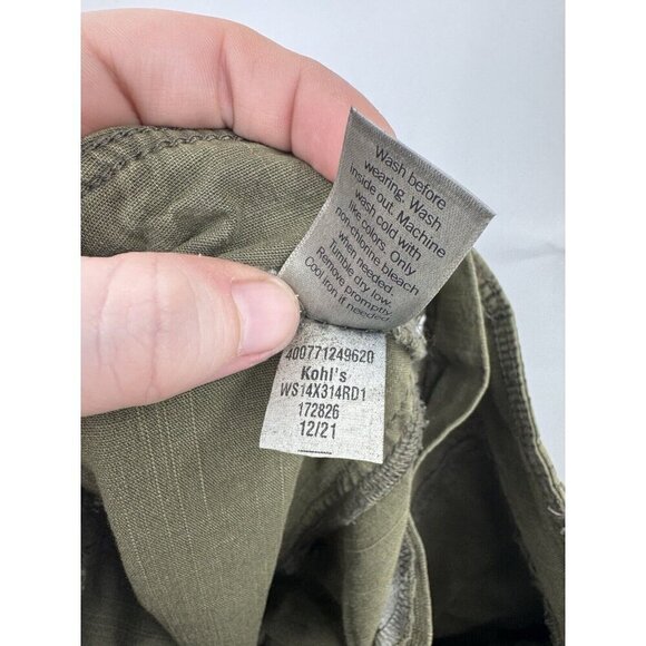 Sonoma Mid Rise Tapered Jogger Pant Women 4 Green Grunge Skater Granolagirl NEW - Picture 6 of 9